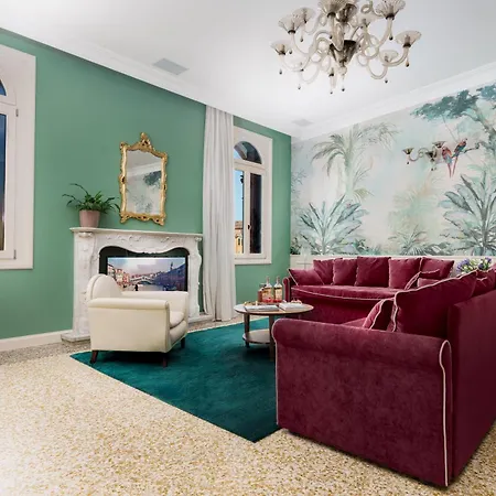 Ca' Mainella Grand Canal View 4 Bedrooms In Dorsoduro Venedik