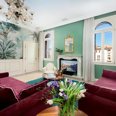 Ca' Mainella Grand Canal View 4 Bedrooms In Dorsoduro Daire Venedik